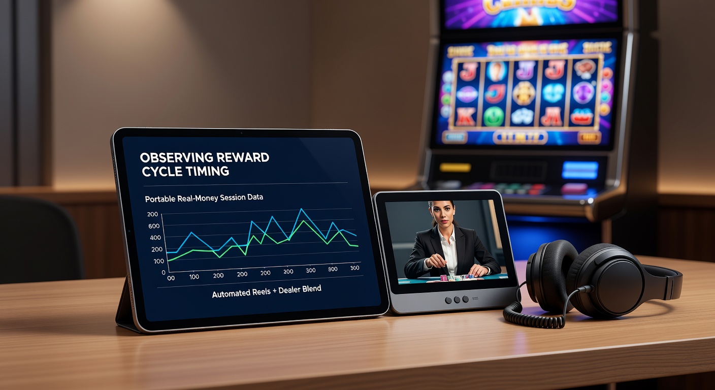 Darstellung von Zeitmessungen und Zyklusmustern in hybriden mobilen Casino-Sessions