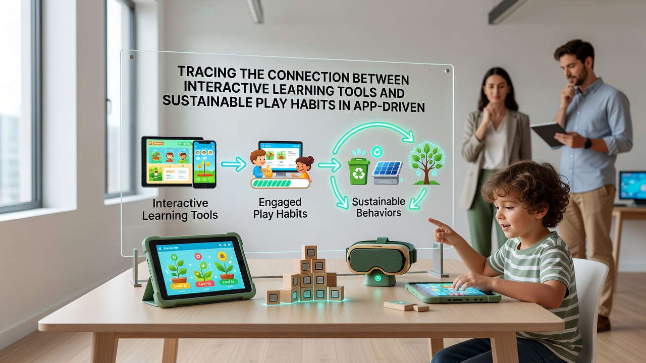 Darstellung nachhaltiger Spielgewohnheiten durch interaktive Lernmodule in mobilen Apps